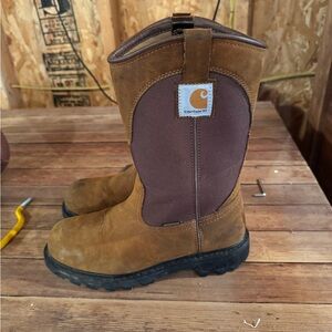 Carhartt Brown and Tan Women’s Wellington Boots